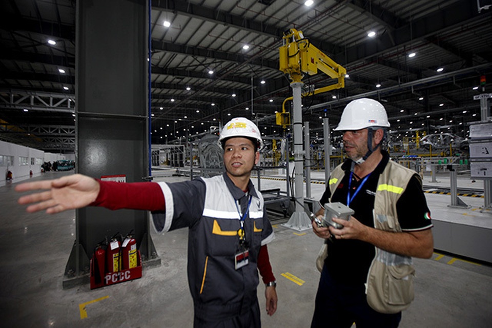 “Đột nhập” nhà máy VinFast trước ngày chạy thử - 14 “Đột nhập” nhà máy VinFast trước ngày chạy thử - 14