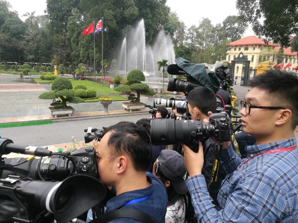 Lễ đón chính thức Chủ tịch Triều Tiên Kim Jong-un tại Phủ Chủ tịch - 10 Lễ đón chính thức Chủ tịch Triều Tiên Kim Jong-un tại Phủ Chủ tịch - 10