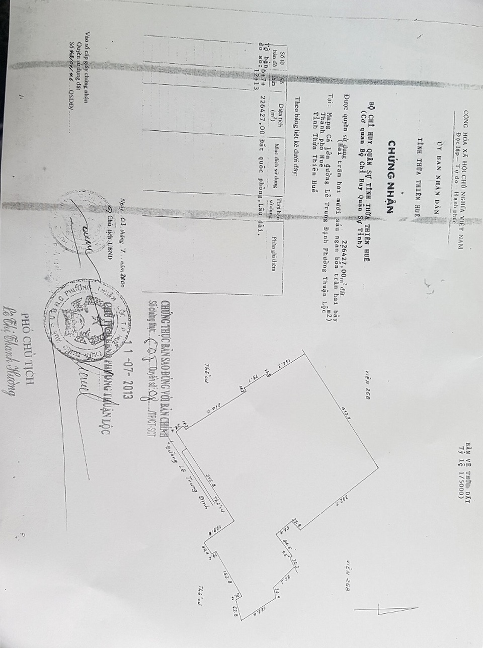 Bị quy kết xây nhà không phép ngay trong Kinh thành Huế, Bộ chỉ huy quân sự nói gì? - 4 Bị quy kết xây nhà không phép ngay trong Kinh thành Huế, Bộ chỉ huy quân sự nói gì? - 4