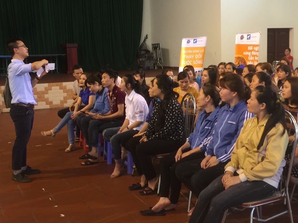 Bắc Ninh: Nâng cao nhận thức của công nhân về tiêu chuẩn lao động quốc tế - 3 Bắc Ninh: Nâng cao nhận thức của công nhân về tiêu chuẩn lao động quốc tế - 3