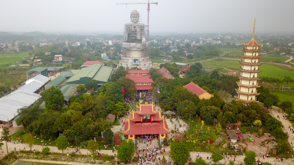 Mục sở thị đại tượng Phật vì hòa bình thế giới lớn nhất Đông Nam Á ở Hà Nội - 15 Mục sở thị đại tượng Phật vì hòa bình thế giới lớn nhất Đông Nam Á ở Hà Nội - 15