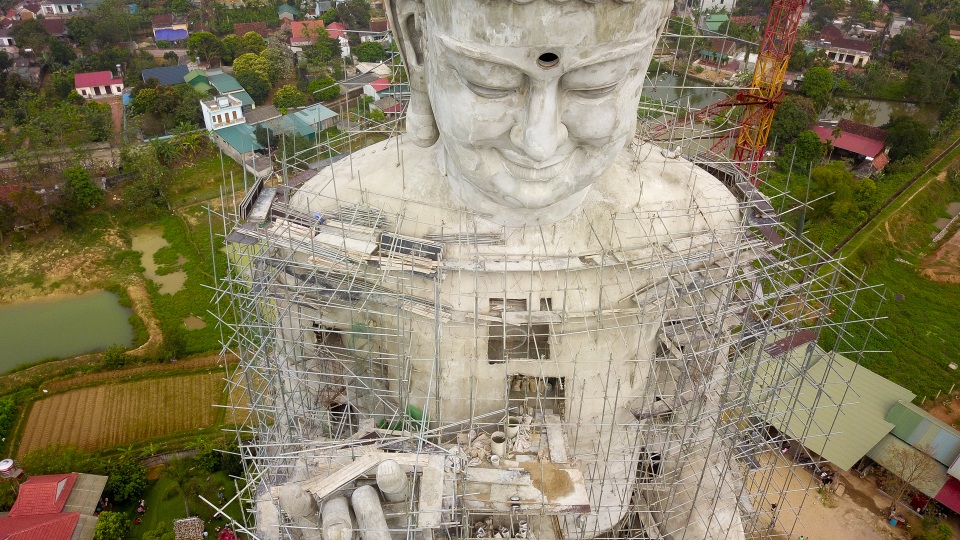 Mục sở thị đại tượng Phật vì hòa bình thế giới lớn nhất Đông Nam Á ở Hà Nội - 7 Mục sở thị đại tượng Phật vì hòa bình thế giới lớn nhất Đông Nam Á ở Hà Nội - 7