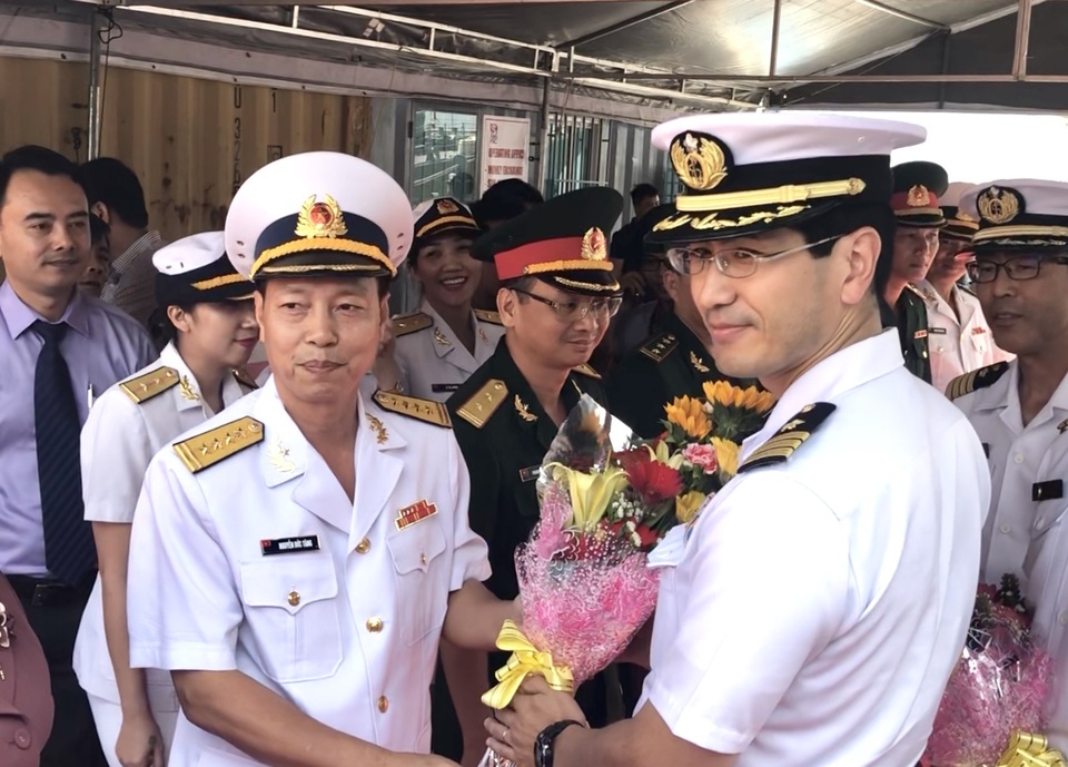 Tàu huấn luyện của lực lượng tự vệ trên biển Nhật Bản thăm Đà Nẵng - 1 Tàu huấn luyện của lực lượng tự vệ trên biển Nhật Bản thăm Đà Nẵng - 1