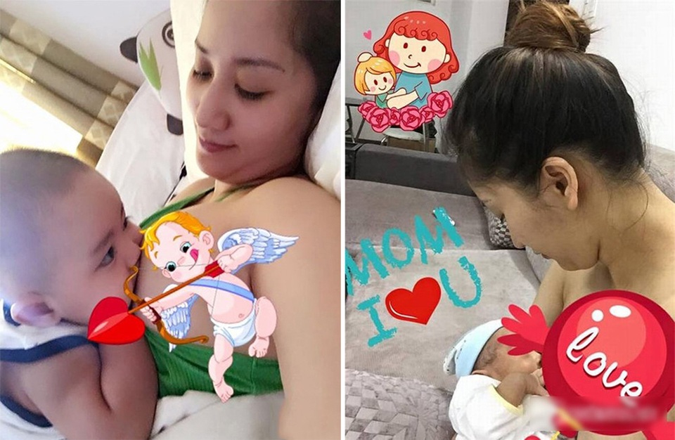 Khoảnh khắc đẹp của sao nữ Việt khi khoe ảnh... đang cho con bú - 3 Khoảnh khắc đẹp của sao nữ Việt khi khoe ảnh... đang cho con bú - 3