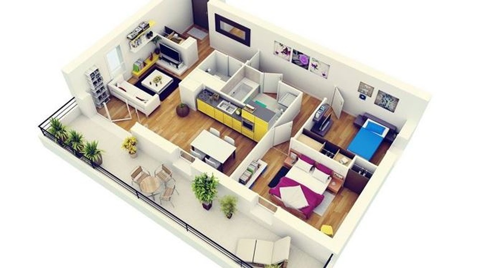 Mẫu nhà ống một tầng siêu đẹp, chi phí chỉ 320 triệu đồng - 1 Mẫu nhà ống một tầng siêu đẹp, chi phí chỉ 320 triệu đồng - 1