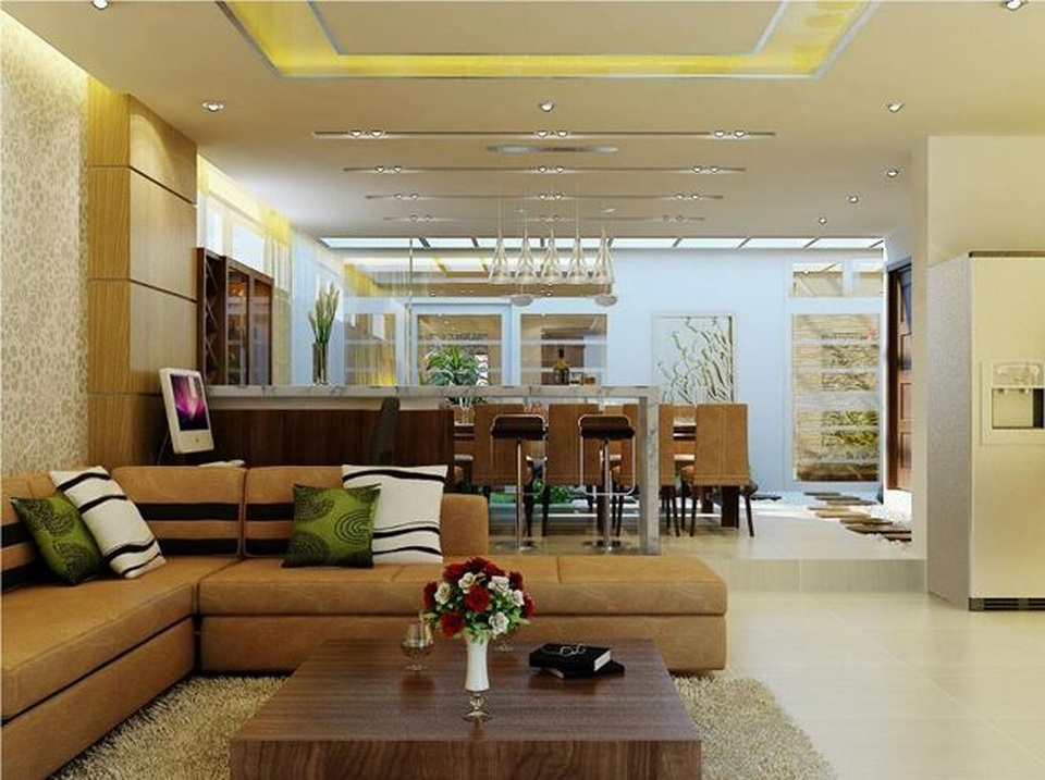 Mẫu nhà ống một tầng siêu đẹp, chi phí chỉ 320 triệu đồng - 3 Mẫu nhà ống một tầng siêu đẹp, chi phí chỉ 320 triệu đồng - 3