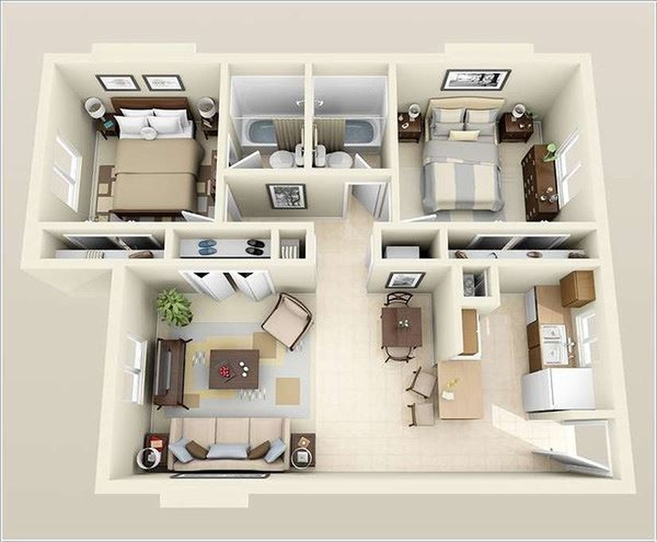 Mẫu nhà ống một tầng siêu đẹp, chi phí chỉ 320 triệu đồng - 4 Mẫu nhà ống một tầng siêu đẹp, chi phí chỉ 320 triệu đồng - 4