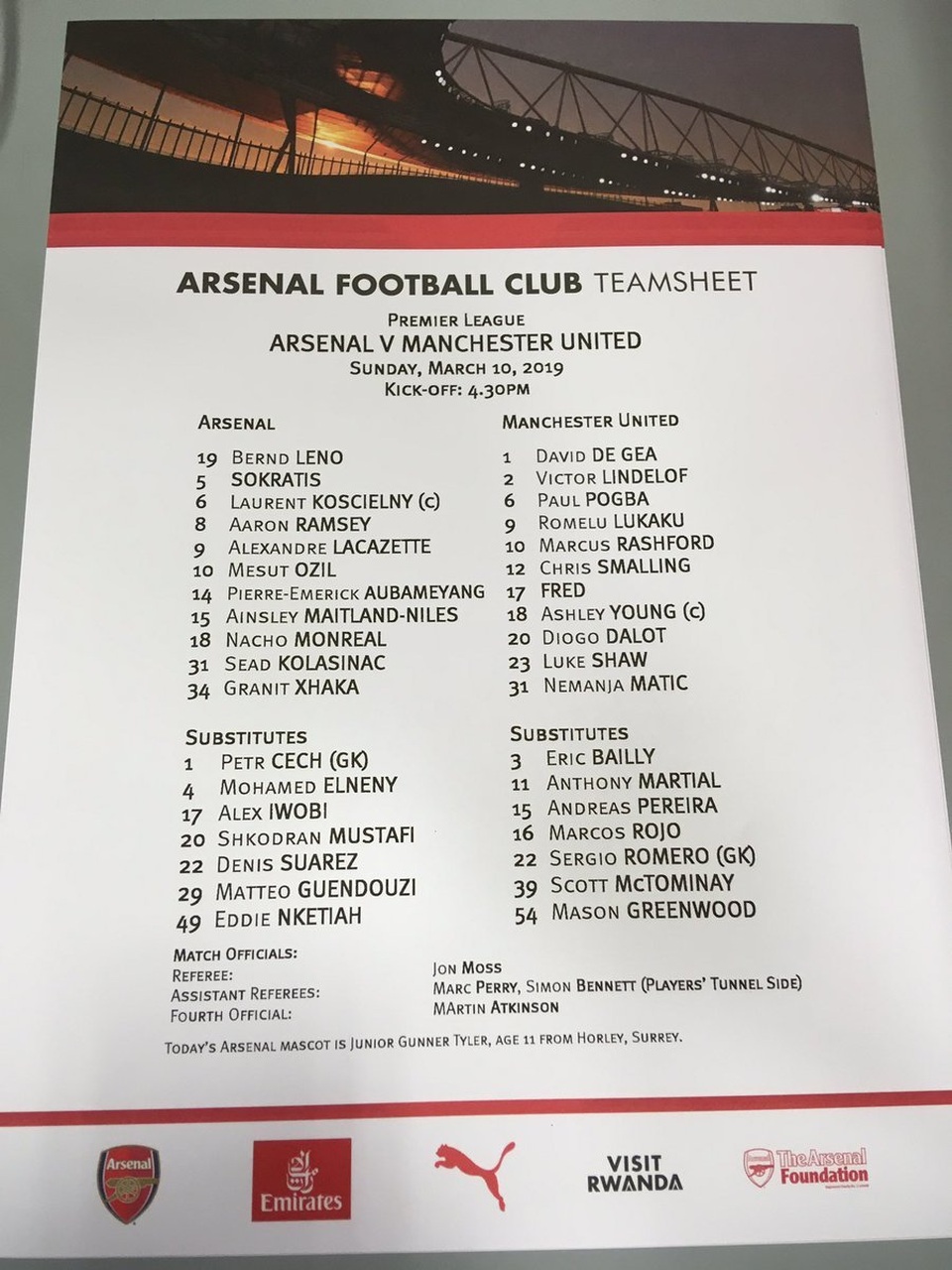 Arsenal 2-0 Man Utd: Trả giá vì những sai lầm - 13 Arsenal 2-0 Man Utd: Trả giá vì những sai lầm - 13