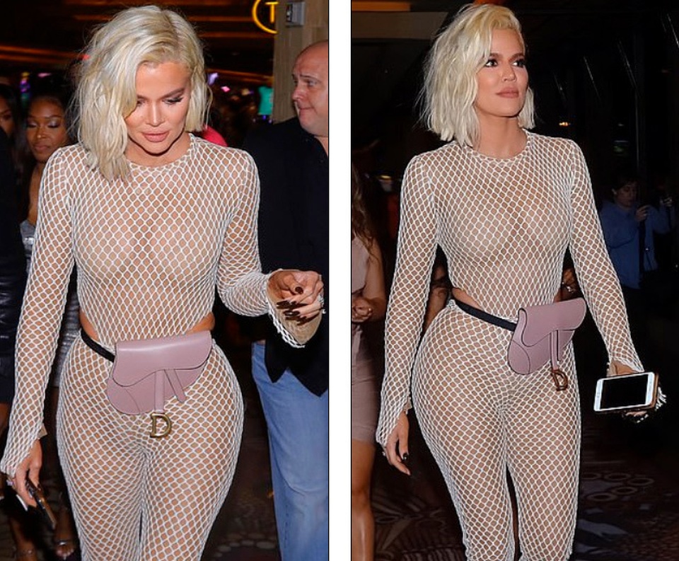 Khloe Kardashian diện trang phục lưới táo bạo - 3 Khloe Kardashian diện trang phục lưới táo bạo - 3