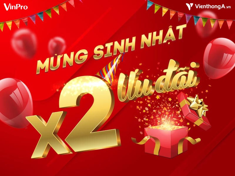 VinPro mở “tháng đại tiệc” ưu đãi mừng sinh nhật - 1 VinPro mở “tháng đại tiệc” ưu đãi mừng sinh nhật - 1