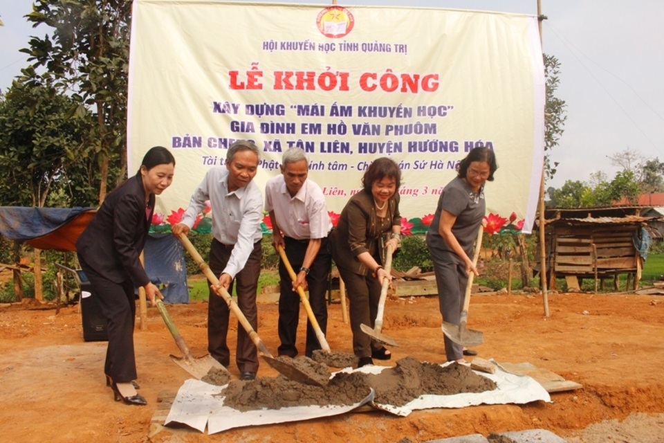 Quảng Trị: Xây dựng “Mái ấm khuyến học” cho nam học sinh nghèo - 1 Quảng Trị: Xây dựng “Mái ấm khuyến học” cho nam học sinh nghèo - 1
