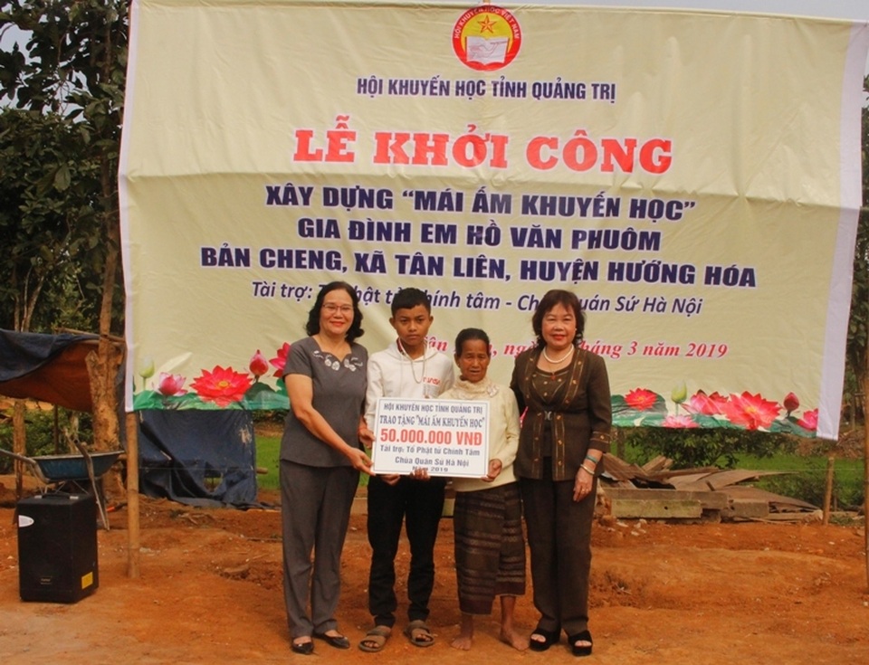 Quảng Trị: Xây dựng “Mái ấm khuyến học” cho nam học sinh nghèo - 2 Quảng Trị: Xây dựng “Mái ấm khuyến học” cho nam học sinh nghèo - 2