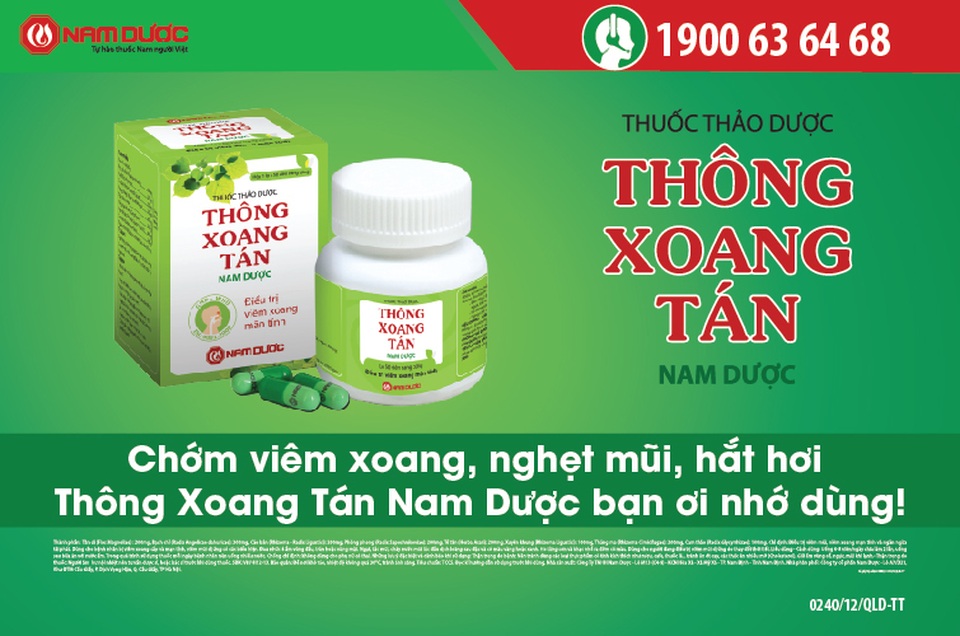 Vì sao chớm viêm xoang, nghẹt mũi, hắt hơi nên dùng thuốc thảo dược Thông Xoang Tán Nam Dược? - 3 Vì sao chớm viêm xoang, nghẹt mũi, hắt hơi nên dùng thuốc thảo dược Thông Xoang Tán Nam Dược? - 3