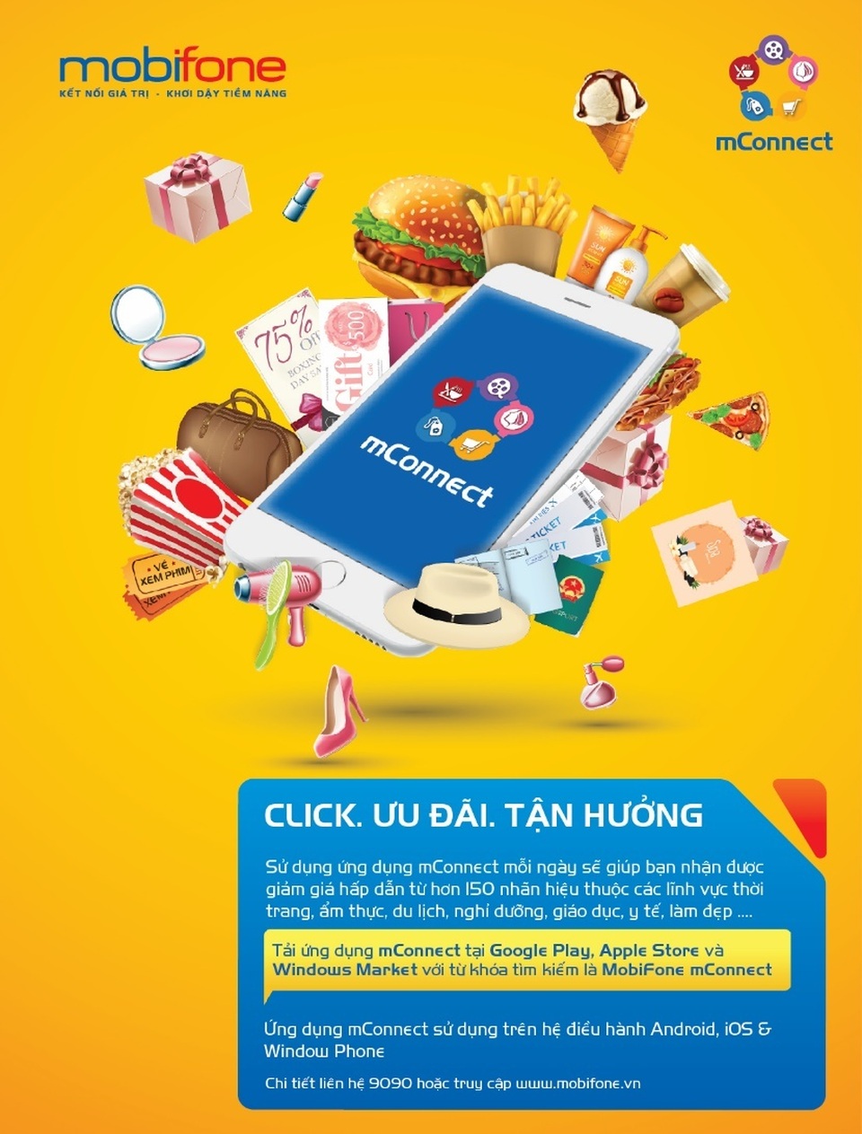 Mconnect - ứng dụng “săn” ưu đãi dành cho thuê bao MobiFone - 1 Mconnect - ứng dụng “săn” ưu đãi dành cho thuê bao MobiFone - 1