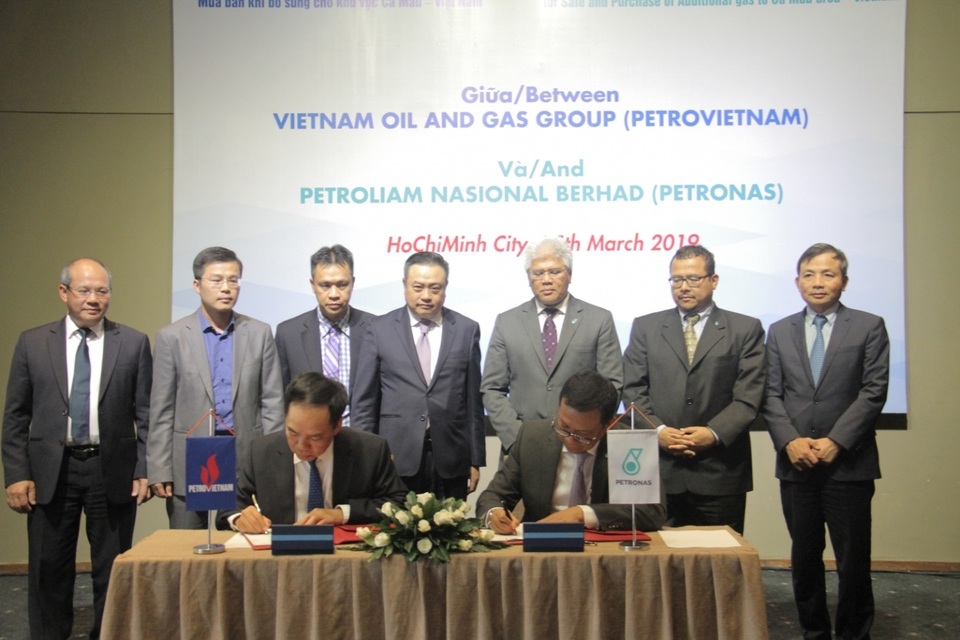 Ký thỏa thuận khung mua bán khí giữa PVN và Petronas - 1 Ký thỏa thuận khung mua bán khí giữa PVN và Petronas - 1