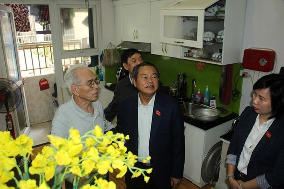 Đoàn giám sát của Quốc hội kiểm tra công tác phòng cháy chữa cháy tại Tổ hợp chung cư HH Linh Đàm - 4