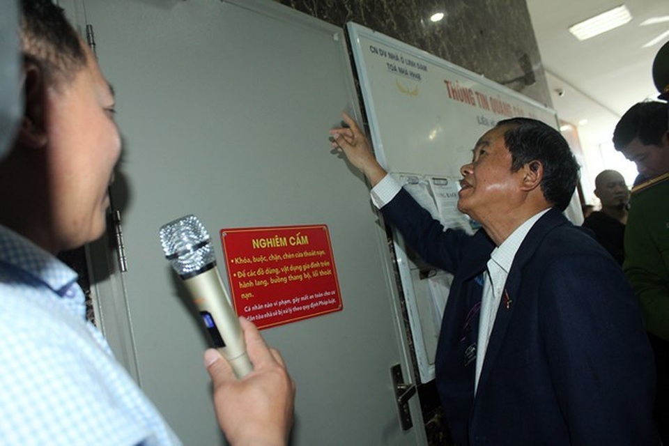 Đoàn giám sát của Quốc hội kiểm tra công tác phòng cháy chữa cháy tại Tổ hợp chung cư HH Linh Đàm - 5