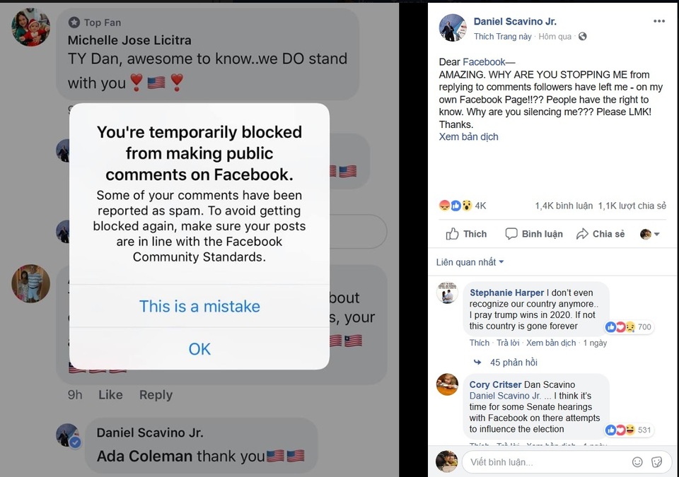 Cố vấn truyền thông Mạng xã hội của Tổng thống Trump bất ngờ bị Facebook... “cấm khẩu” - 1