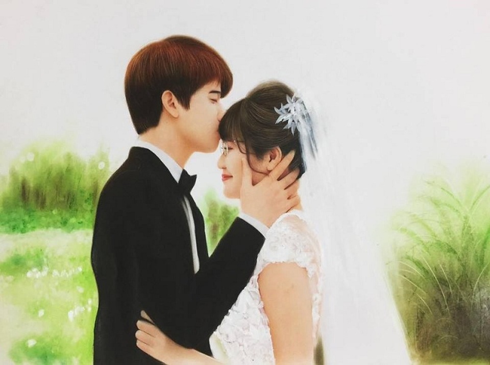 Tinh thần lạc quan của nữ họa sĩ trẻ vừa lấy chồng đã nhận hung tin ung thư - 1 Tinh thần lạc quan của nữ họa sĩ trẻ vừa lấy chồng đã nhận hung tin ung thư - 1