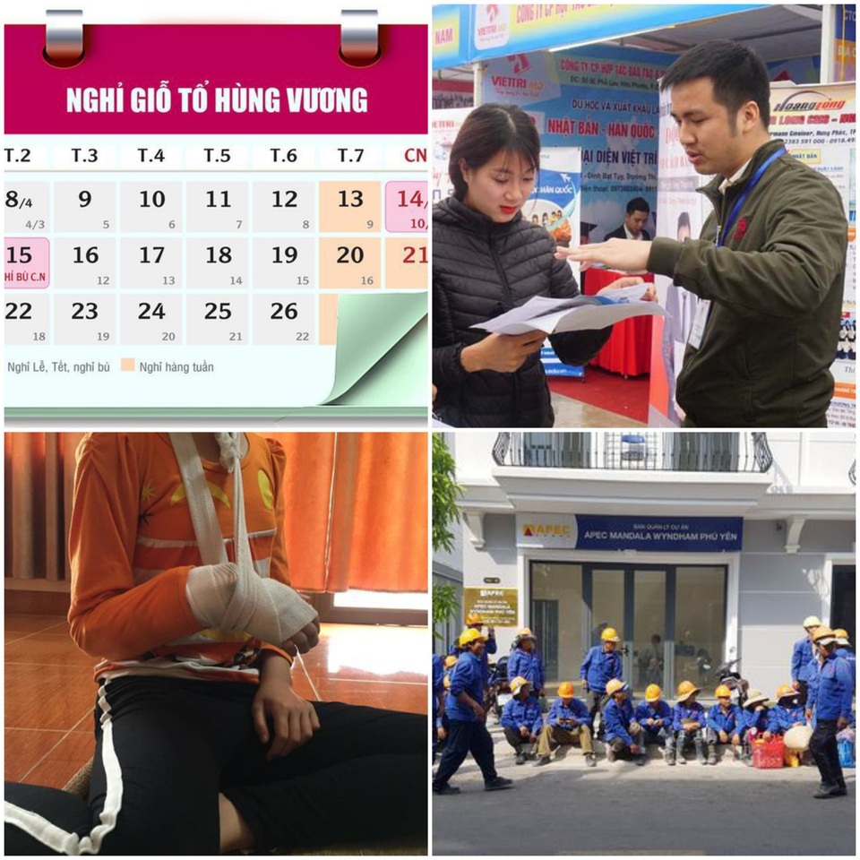 Lịch nghỉ Giỗ Tổ Hùng Vương, đình công đòi lương, bí kíp dự phỏng vấn… - 1 Lịch nghỉ Giỗ Tổ Hùng Vương, đình công đòi lương, bí kíp dự phỏng vấn… - 1