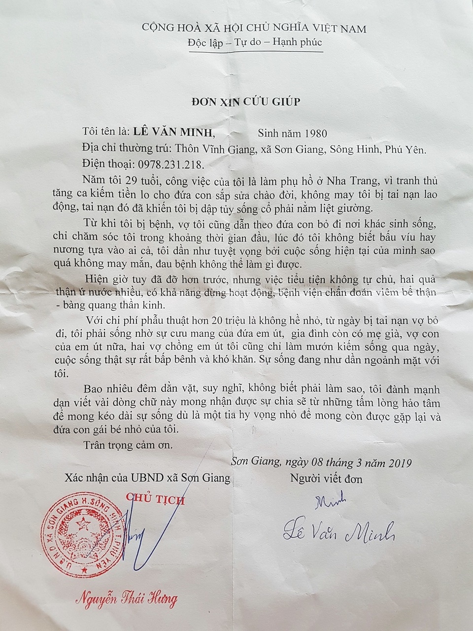 Người đàn ông mơ có... 20 triệu đồng để phẫu thuật bệnh thận ứ nước - 4