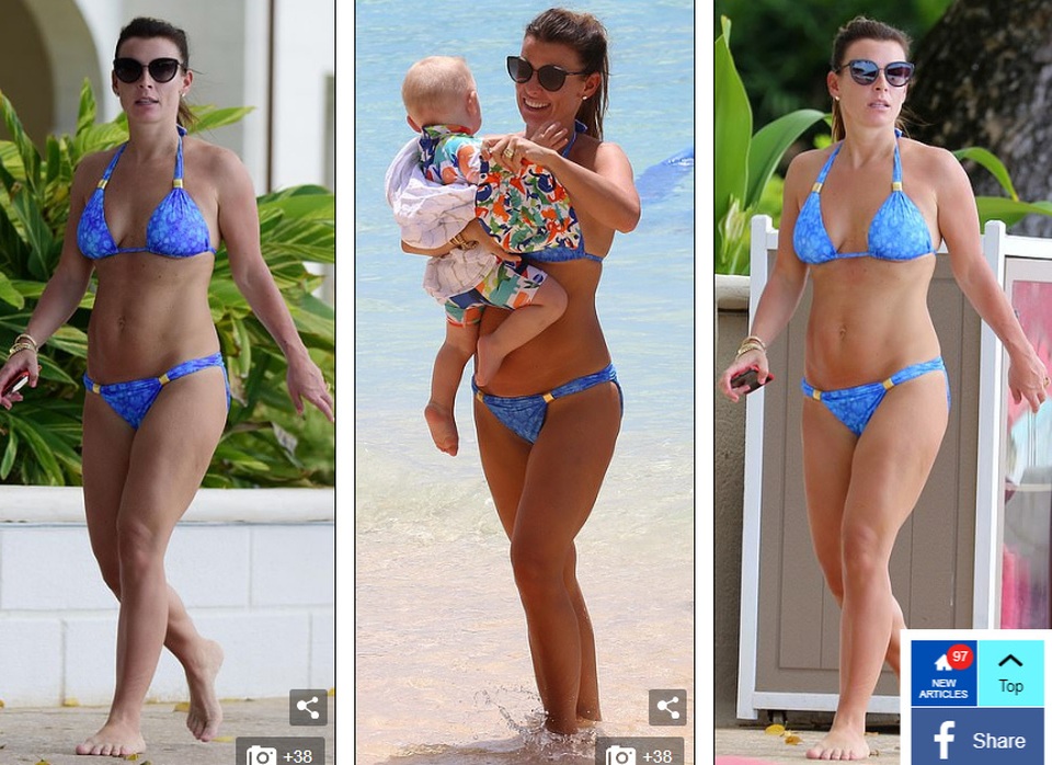 Coleen Rooney tự tin với dáng thon sau khi sinh 4 con - 1 Coleen Rooney tự tin với dáng thon sau khi sinh 4 con - 1