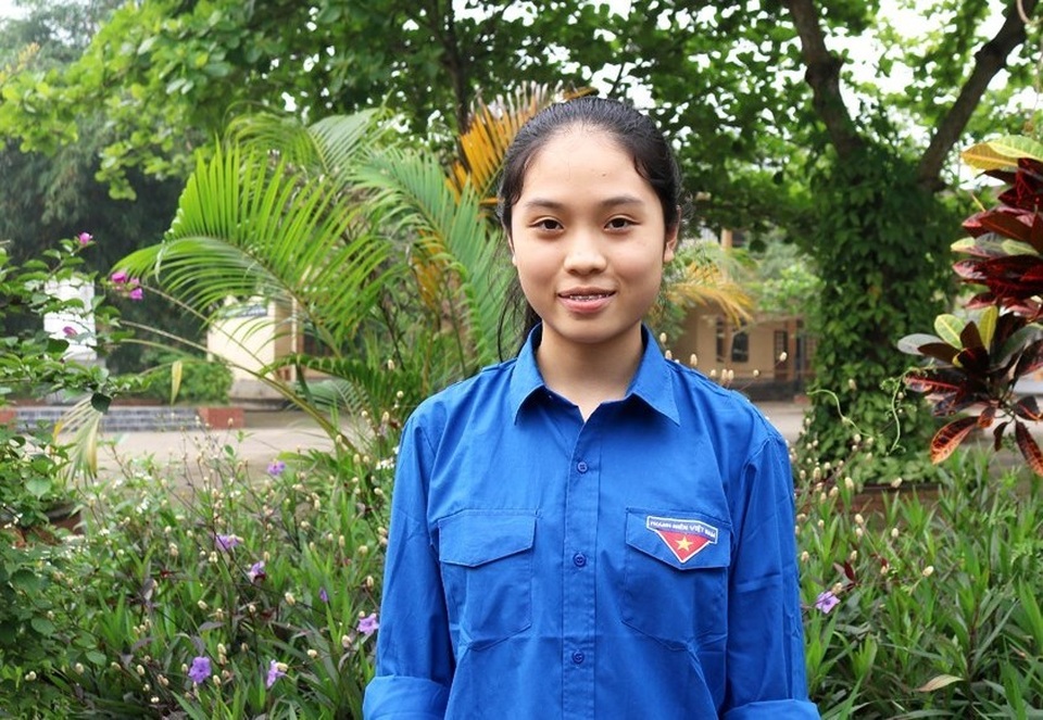 Chân dung thủ khoa môn Hóa học Võ Hà Lam. Chân dung thủ khoa môn Hóa học Võ Hà Lam.