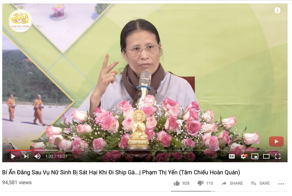 Vụ chùa Ba Vàng: Xử phạt hành chính 5 triệu đồng bà Phạm Thị Yến - 1 Vụ chùa Ba Vàng: Xử phạt hành chính 5 triệu đồng bà Phạm Thị Yến - 1
