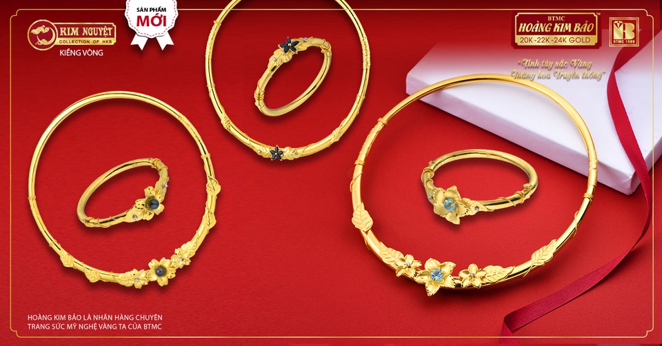 Nét đẹp độc đáo từ Kiềng vòng vàng ta nạm vàng trắng và kim cương - 4 Nét đẹp độc đáo từ Kiềng vòng vàng ta nạm vàng trắng và kim cương - 4