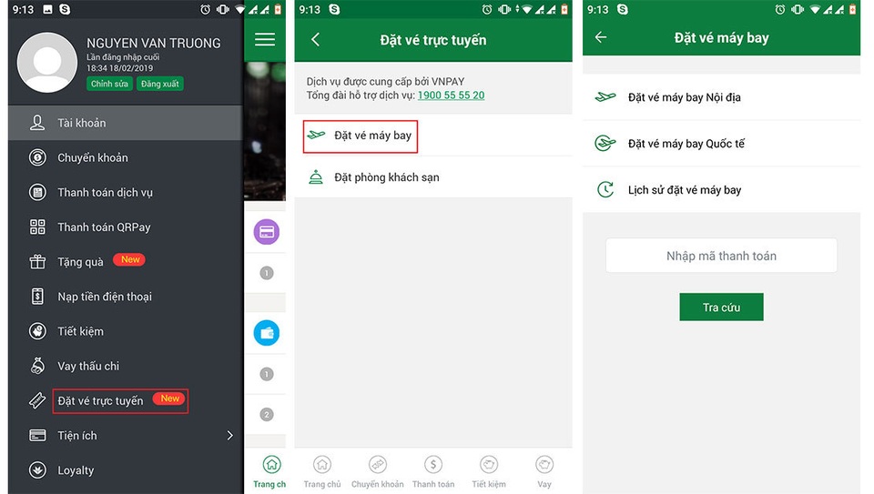 Hoàn tiền 300.000 đồng khi đặt vé máy bay qua ứng dụng VPBank Online - 2 Hoàn tiền 300.000 đồng khi đặt vé máy bay qua ứng dụng VPBank Online - 2