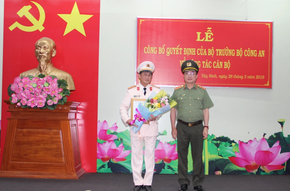 Bổ nhiệm tân Giám đốc Công an tỉnh Tây Ninh - 1 Bổ nhiệm tân Giám đốc Công an tỉnh Tây Ninh - 1
