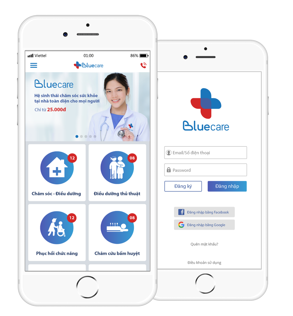 Bluecare – App đột phá trong chăm sóc sức khỏe tại nhà - 1 Bluecare – App đột phá trong chăm sóc sức khỏe tại nhà - 1