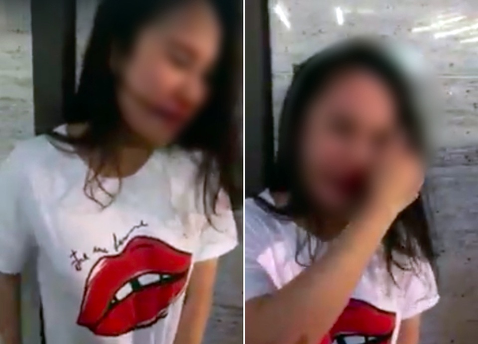 Hà Nội: Cô gái xinh đẹp bị lột váy đánh ghen trên phố Bà Triệu - 1 Hà Nội: Cô gái xinh đẹp bị lột váy đánh ghen trên phố Bà Triệu - 1