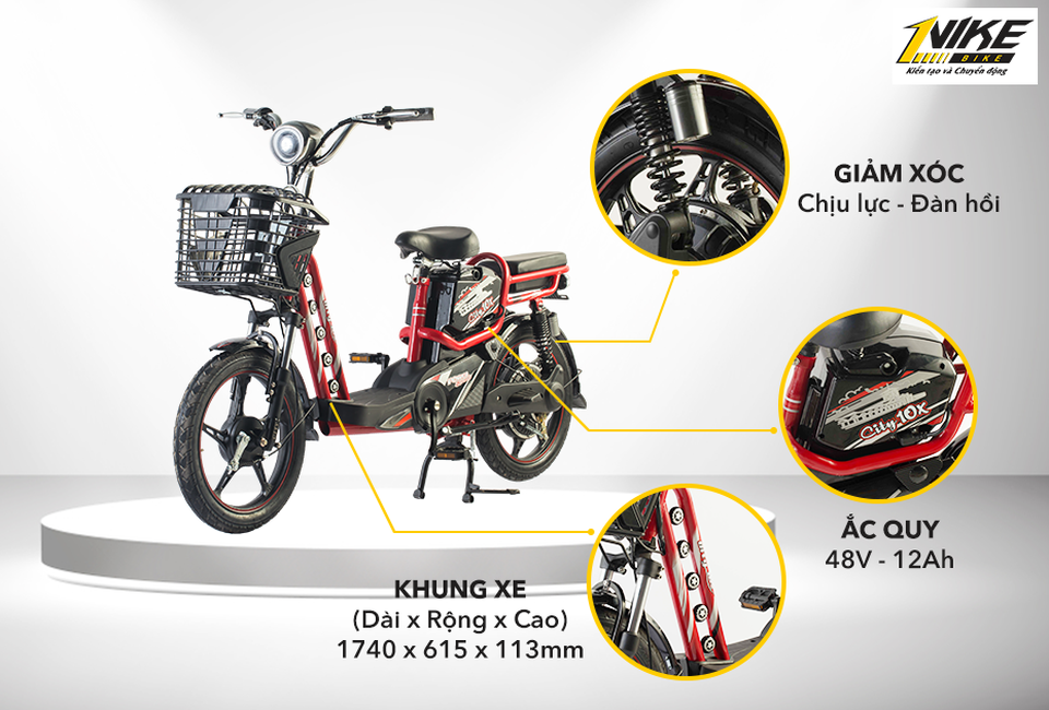 Nike Bike trình làng mẫu xe đạp điện City lần đầu tiên xuất hiện tại Việt Nam - 3 Nike Bike trình làng mẫu xe đạp điện City lần đầu tiên xuất hiện tại Việt Nam - 3