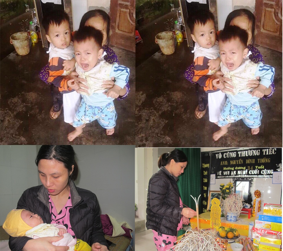Chồng chết vì tai nạn giao thông, vợ và 3 con thơ dại lâm cảnh đường cùng - 5 Chồng chết vì tai nạn giao thông, vợ và 3 con thơ dại lâm cảnh đường cùng - 5