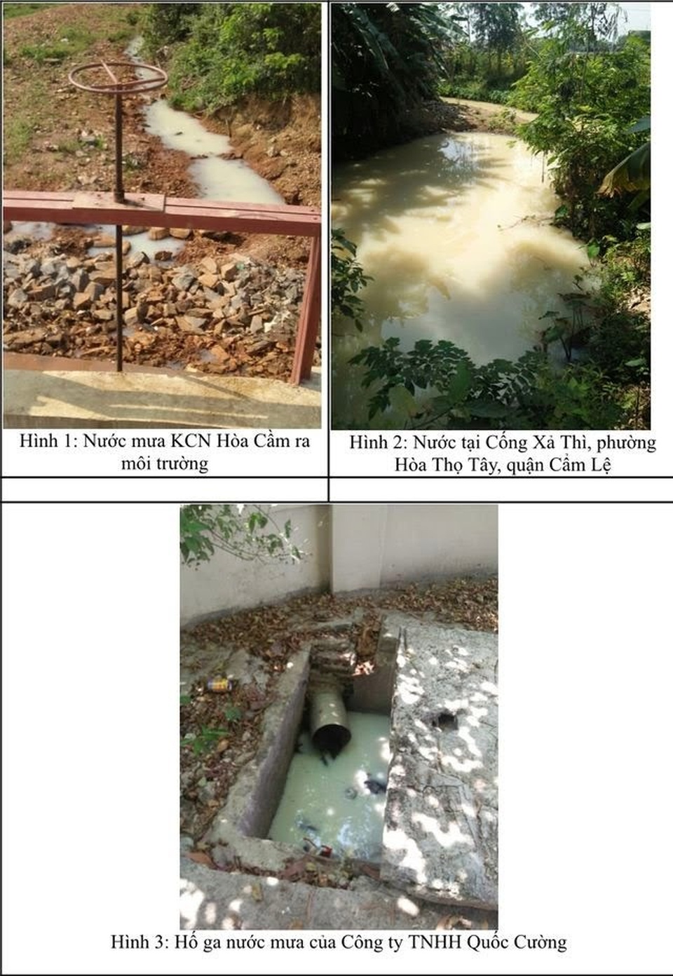 Đề nghị xử phạt 2 công ty lén xả thải bẩn ra môi trường - 1 Đề nghị xử phạt 2 công ty lén xả thải bẩn ra môi trường - 1