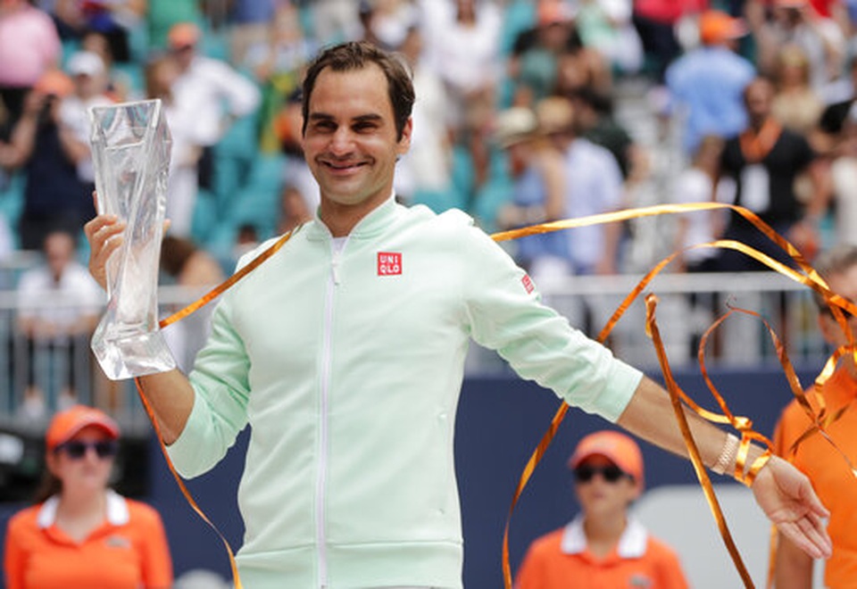 Vô địch Miami Open, Federer có danh hiệu thứ 101 - 1 Vô địch Miami Open, Federer có danh hiệu thứ 101 - 1