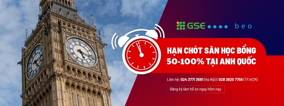 Hạn chót săn học bổng 50 đến 100% tại Anh Quốc - 1
