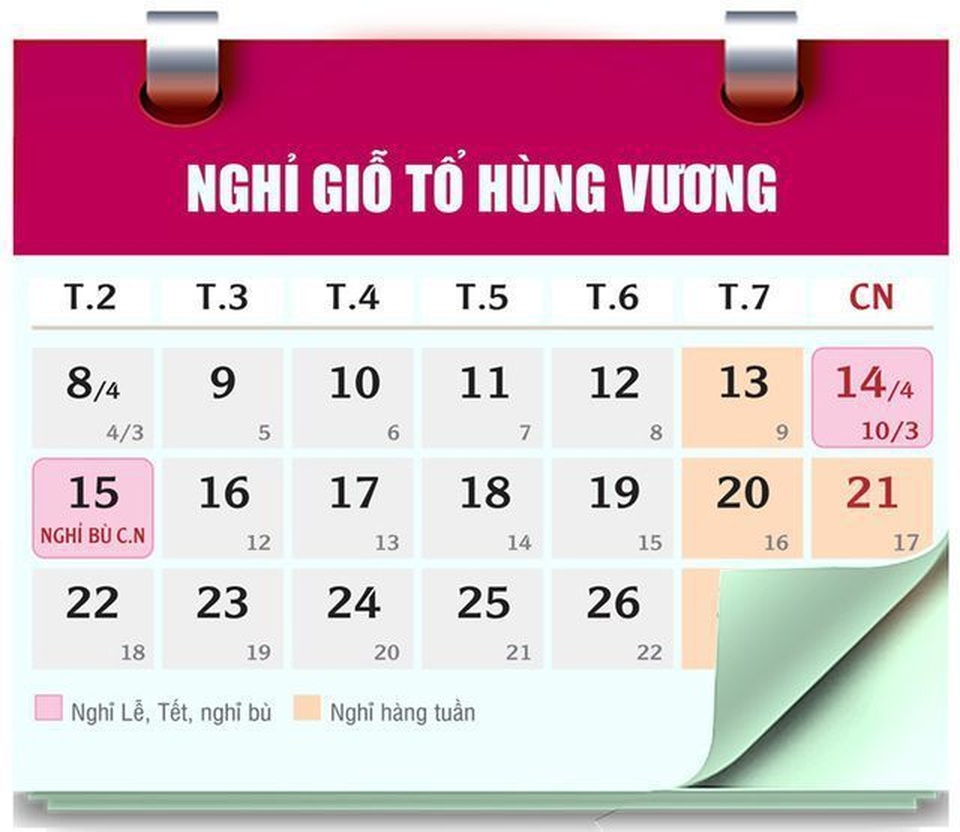 Quy định nghỉ làm việc trong Ngày Giỗ Tổ Hùng Vương có từ khi nào? - 1 Quy định nghỉ làm việc trong Ngày Giỗ Tổ Hùng Vương có từ khi nào? - 1