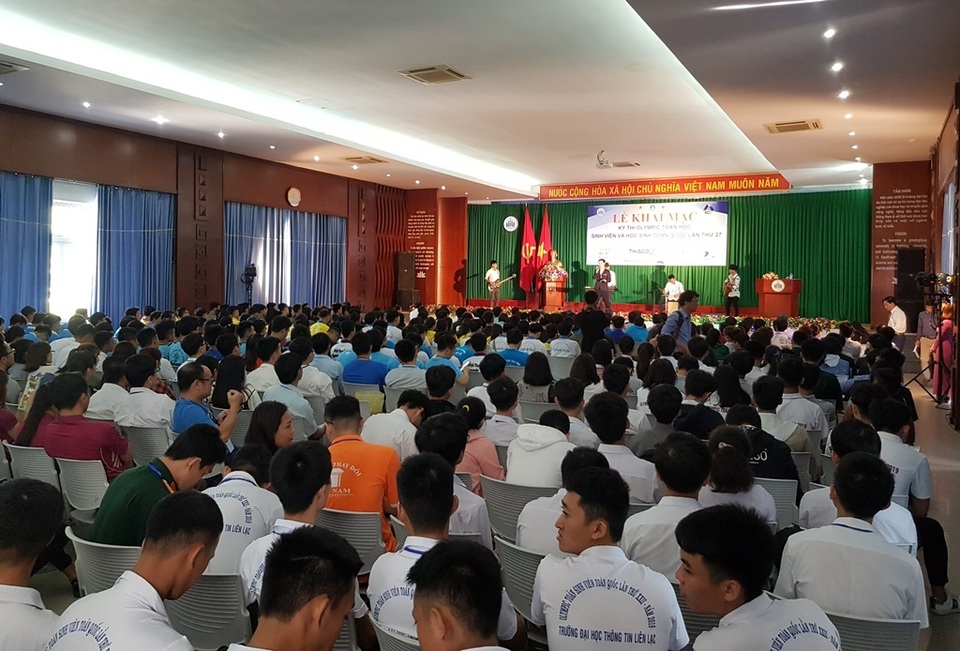 Khai mạc Kỳ thi Olympic Toán học sinh viên, học sinh toàn quốc tại Nha Trang - 2 Khai mạc Kỳ thi Olympic Toán học sinh viên, học sinh toàn quốc tại Nha Trang - 2
