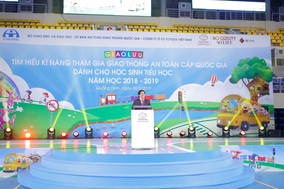 Bộ Giáo dục ghi nhận Toyota đóng góp tích cực về giáo dục ATGT - 1 Bộ Giáo dục ghi nhận Toyota đóng góp tích cực về giáo dục ATGT - 1