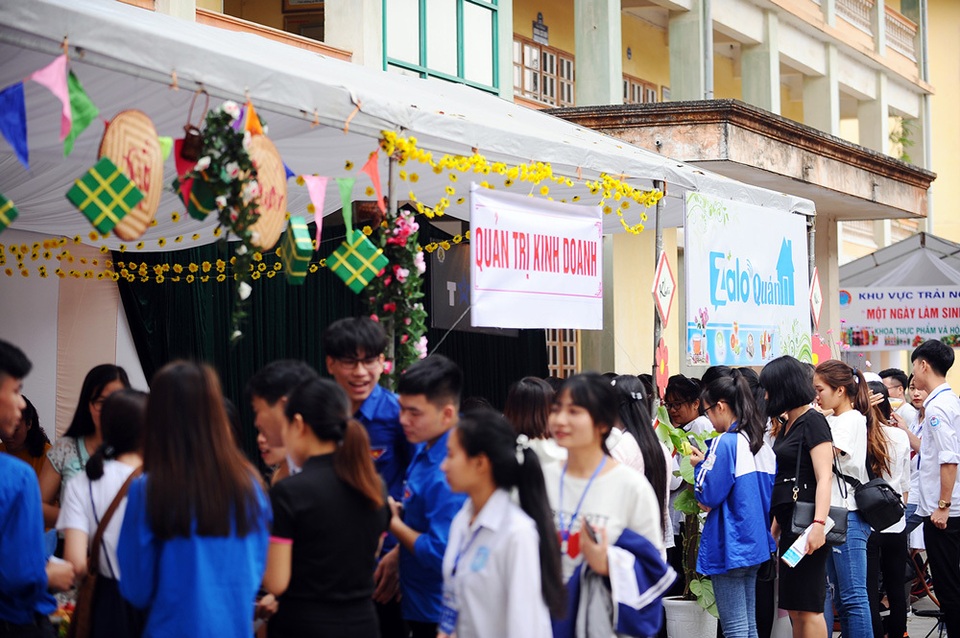 300 học sinh trải nghiệm một ngày làm sinh viên tại ĐH Sao Đỏ - 6 300 học sinh trải nghiệm một ngày làm sinh viên tại ĐH Sao Đỏ - 6