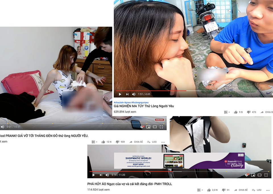 Câu view bất chấp trên Youtube, lỗi tại anh hay tại ả? - 1 Câu view bất chấp trên Youtube, lỗi tại anh hay tại ả? - 1