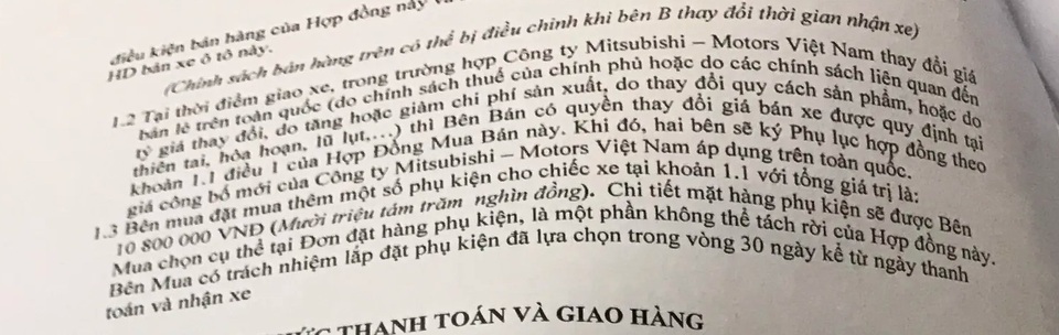Cẩn trọng chiêu trò nhân viên bán ô tô gài trong hợp đồng - 3 Cẩn trọng chiêu trò nhân viên bán ô tô gài trong hợp đồng - 3