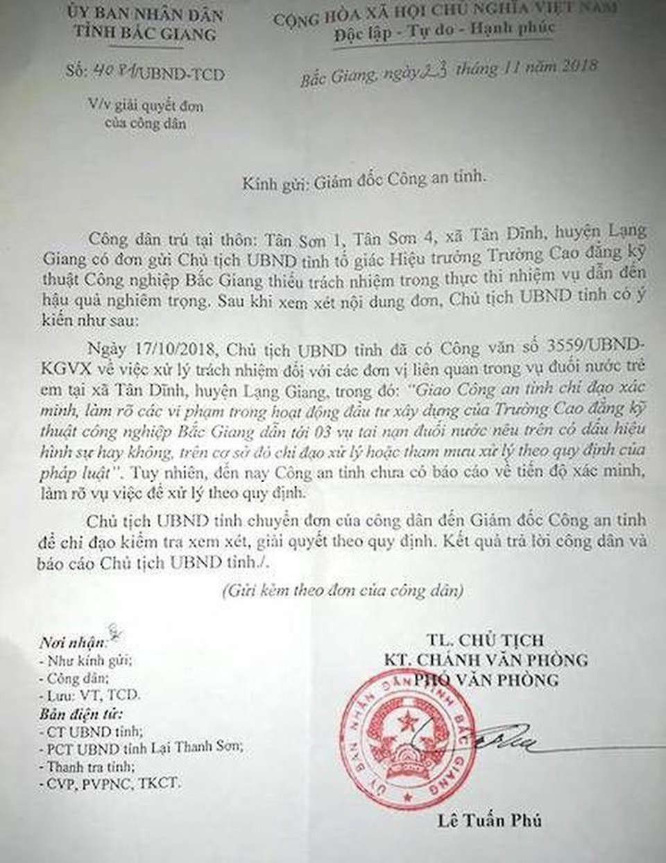 3 cháu bé chết oan ức tại Bắc Giang: Sai phạm dẫn đến tội ác được bao che trắng trợn? - 7 3 cháu bé chết oan ức tại Bắc Giang: Sai phạm dẫn đến tội ác được bao che trắng trợn? - 7