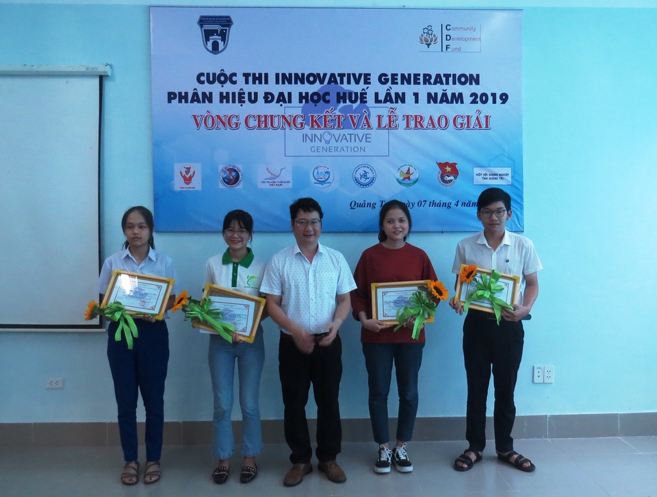 Quảng Trị: Trao giải thưởng 5 dự án xuất sắc cuộc thi sáng tạo Innovative Generation - 1 Quảng Trị: Trao giải thưởng 5 dự án xuất sắc cuộc thi sáng tạo Innovative Generation - 1