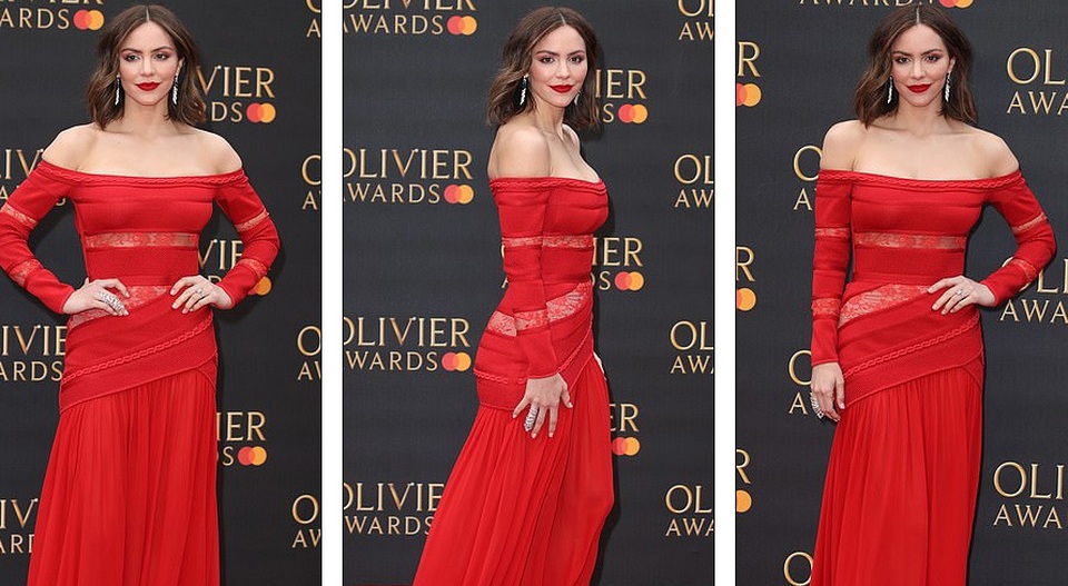 Katharine McPhee lộng lẫy với váy đỏ - 3 Katharine McPhee lộng lẫy với váy đỏ - 3