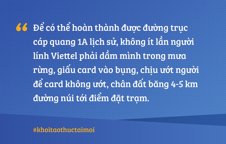 Dãy nhà lụp xụp, đường trục cáp quang lịch sử và ý chí của những người Viettel đời đầu - 3 Dãy nhà lụp xụp, đường trục cáp quang lịch sử và ý chí của những người Viettel đời đầu - 3