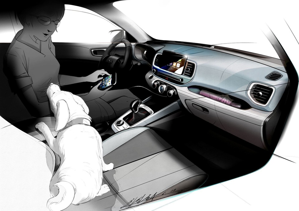 Hyundai công bố hình ảnh phác hoạ tân binh Venue - 4 Hyundai công bố hình ảnh phác hoạ tân binh Venue - 4