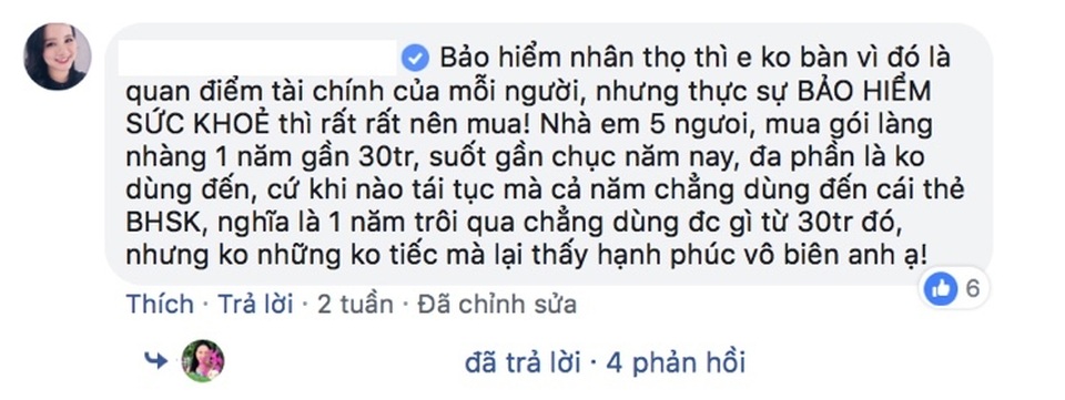 Nếu vẫn còn nghi ngờ về bảo hiểm sức khỏe, hãy xem câu chuyện này - 2 Nếu vẫn còn nghi ngờ về bảo hiểm sức khỏe, hãy xem câu chuyện này - 2